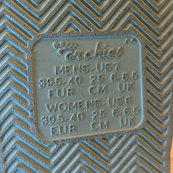 Green Flip Flops Archies Women’s 8 Khaki Green - Picture 7 of 7